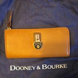 Dooney & Bourke Brown Leather Wallet